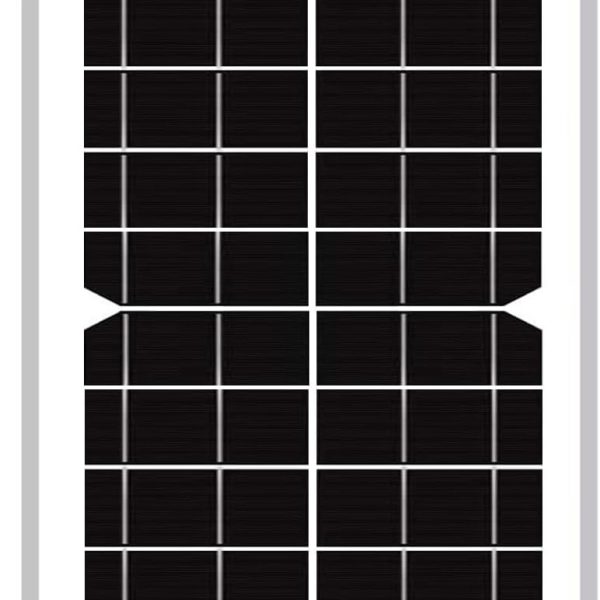 10W Monocrystalline Solar Panel High Efficiency PV Module Power for Boat RV Gate Opener Fences