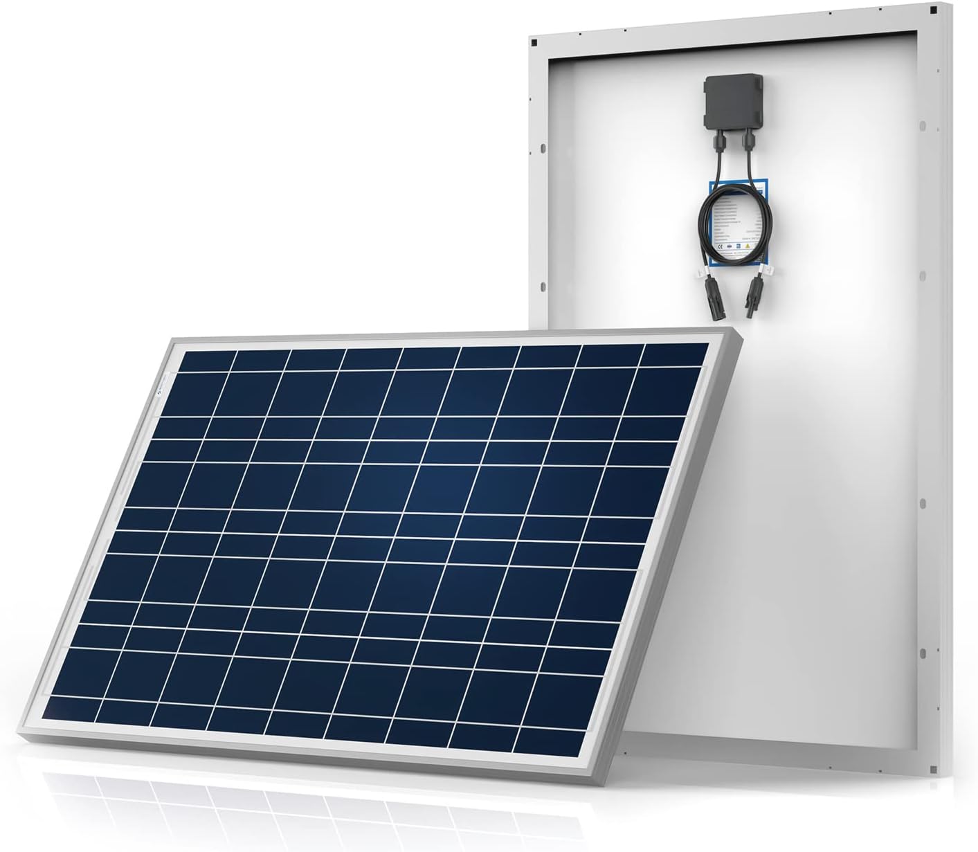 ACOPOWER Solar Panel 100 Watt 12 Volt PV Module High Efficiency Polycrystalline Power Charger for Car RV Marine Boat Rooftop Charging Home Farm Camping Battery Caravan and Other Off Grid Applications