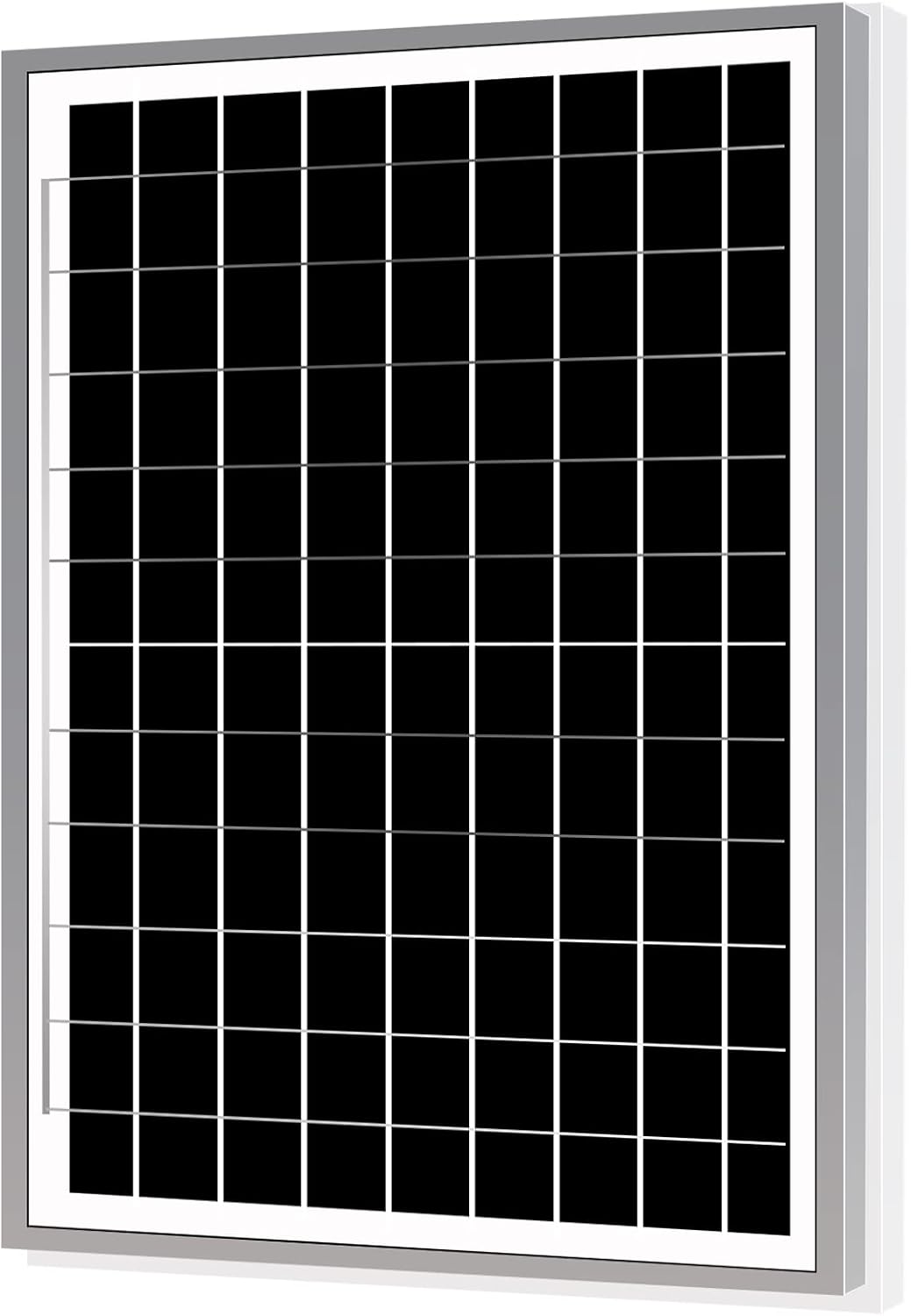 15W monocrystalline Solar Panel, to Charge 12V Battery for Chicken House Fan, Dog House Fan Greenhouse Fan, RV, Trailer, ATV car, or to Power 12V Light