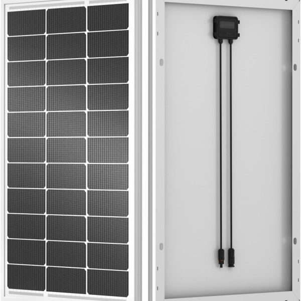 100 Watt Solar Panel 12 Volt Monocrystalline Solar Panel High Efficiency Module RV Marine Boat Caravan Off Grid